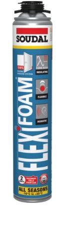 Gun Grade Flexible Insulation Foam  750ml Blue