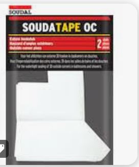 Soudatape OC – 3D Bandage for “outside” corners  NA White