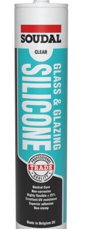 Glass & Glazing Silicone  300ml Matt black