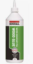Water Resistant PVA Wood Glue  250ml White