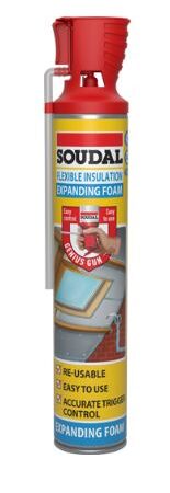 Genius Gun Flexible Insulation Foam  750ml Blue