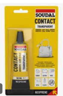 Contact Adhesive Transparent Blister  50ml Trans