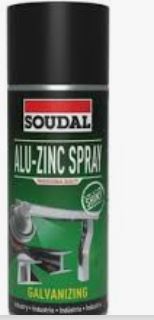 Alu-Zinc Spray GLOSS (98% Acrylic) 400ml Alu silver