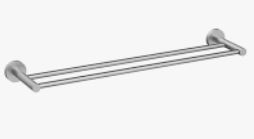 Otus Slimline SS304  Towel Rail Double Stainless Steel 600mm