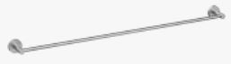 Otus Slimline SS304  Towel Rail Single Stainless Steel 900mm
