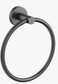 Otus Slimline SS304  Towel Ring Gunmetal