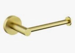 Otus Slimline SS304  Toilet Roll Holder Brushed Gold