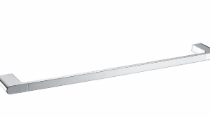 Cora Towel Rail Single Brushed Nickel 600mm