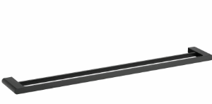 Cora Towel Rail Double Brushed Nickel 800mm