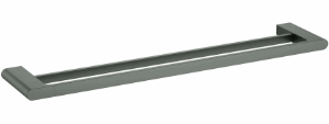 Cora Towel Rail Double Gunmetal 800mm