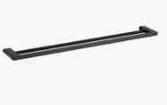 Cora Towel Rail Double Matt Black 800mm