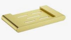 Cora Soap Dish Metal Brushed Gold