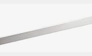 Flores Towel Rail Single Brushed Nickel 600mm