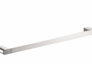 Flores Towel Rail Single Matt Black 800mm