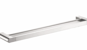 Flores Towel Rail Double Chrome 800mm