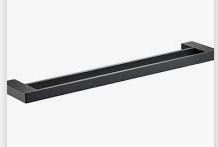 Ceram Towel Rail Double Brushed Nickel 600mm