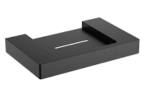 Ceram Soap Dish Metal Matt Black