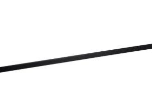 Eden Towel Rail Single Matt Black 800mm