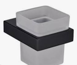 Eden Tumbler Holder Single Matt Black