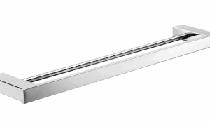 Rosa Towel Rail Double Chrome 810mm