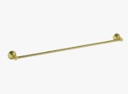Clasico Towel Rail Single Brushed Gold 600mm