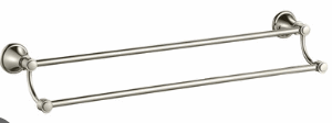 Clasico Towel Rail Double Chrome 800mm