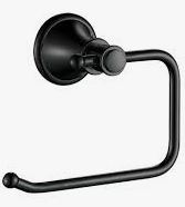 Clasico Toilet Roll Holder Matt Black