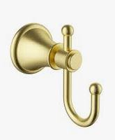 Clasico Robe Hook Brushed Gold