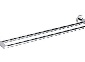 Otus Towel Rail Double Brushed Nickel 750mm