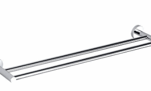 Otus Towel Rail Double Gunmetal 750mm