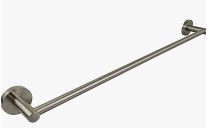 Otus Towel Rail Single Brushed Nickel 350mm