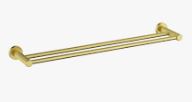 Linie  Single Towel Rail 800  mm In Brushed Gold
