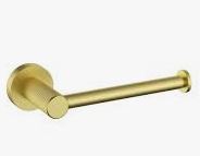 Linie Paper Holder In Brushed Gold