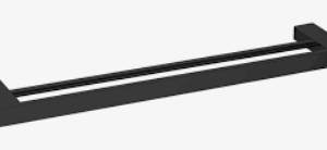 Cubic Double Towel Rail 600mm