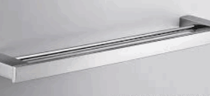 Cubic Double Towel Rail 800mm
