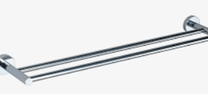 Dome Double Towel Rail 750mm