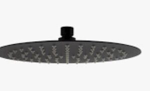 Dome Glass Shelf 600mm – Matte Black