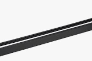 Titan Double Towel Rail 600mm – Matte Black
