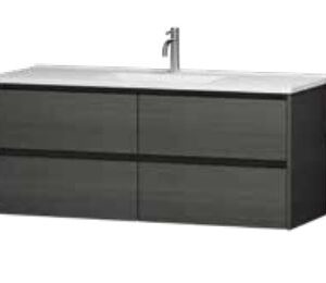 Alana Charcoal 1200 Vanity – Wall Hung – SGL – QS