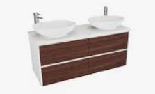 Alana Charcoal 1800 Vanity – Wall Hung – SGL – RHB – QS