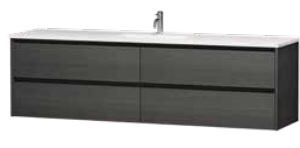 Alana Charcoal 1800 Vanity – Wall Hung – SGL – QS