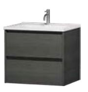 Alana CHARCOAL 600 Vanity – Wall Hung – PM