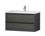 Alana CHARCOAL 900 Vanity – Wall Hung – PM