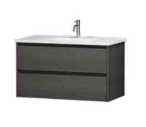 Alana Charcoal 900 Vanity – Wall Hung – QS