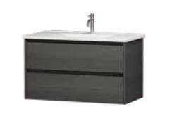 Alana CHARCOAL 900 Vanity – Wall Hung – VC