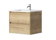 Alana OAK 600 Vanity – Wall Hung – PM