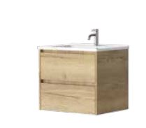 Alana OAK 600 Vanity – Wall Hung – VC