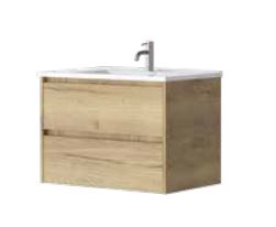 Alana OAK 750 Vanity – Wall Hung – PM