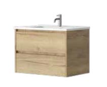Alana OAK 750 Vanity – Wall Hung – VC
