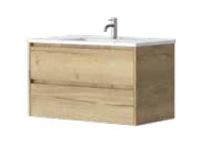 Alana OAK 900 Vanity – Wall Hung – VC